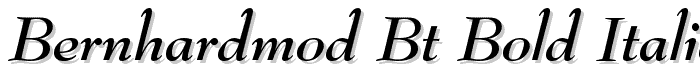 BernhardMod BT Bold Italic font